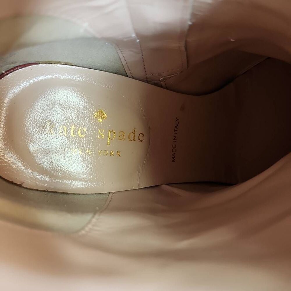 Kate Spade New York Orton Suede Pearl Coquette Ankle Boots Size 7.5 - Picture 10 of 10